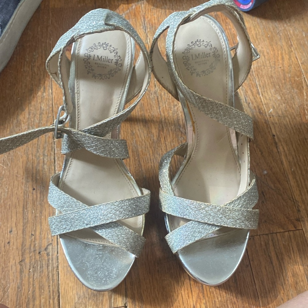 Ballroom dancing heels gold!